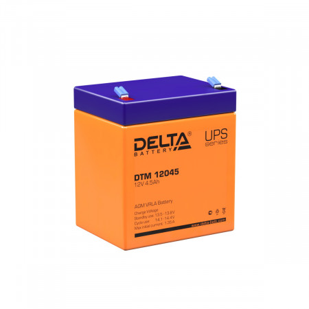 Аккумуляторная батарея Delta DTM 12045  (4.5 А/ч / 12v)