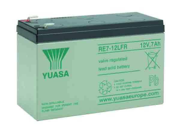 Аккумуляторная батарея Yuasa RE 7-12L  (7 А/ч / 12v)