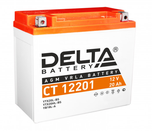 Аккумуляторная батарея Delta CT 12201  (20 А/ч / 12v)