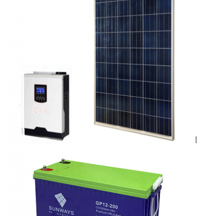 Гибридная солнечная электростанция ГЭС Energo 5 кВт