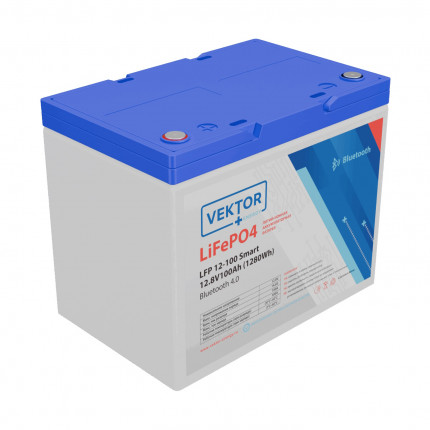 Литиевый аккумулятор Vektor Energy LFP 12,8-100 Smart BMS 100A