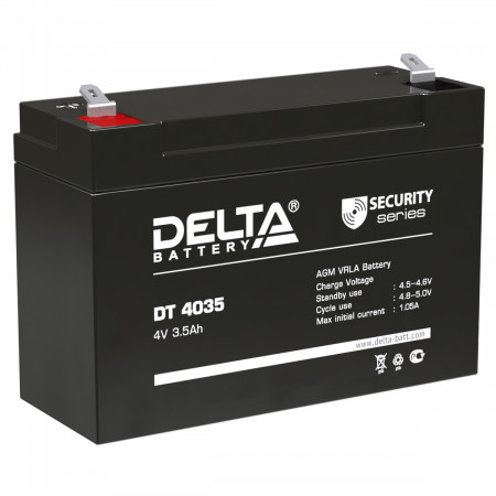 Аккумуляторная батарея Delta DT 4035  (3.5 А/ч / 4v)