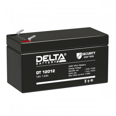 Аккумуляторная батарея Delta DT 12012 (1.2 А/ч / 12v) Аккумуляторная батарея Delta DT 12012 (1.2 А/ч / 12v)