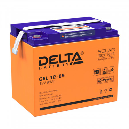 Аккумуляторная батарея Delta GEL 12-85  (85 А/ч / 12v)