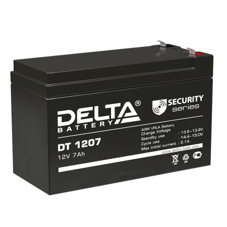 Аккумуляторная батарея Delta DT 1207  (7 А/ч / 12v)