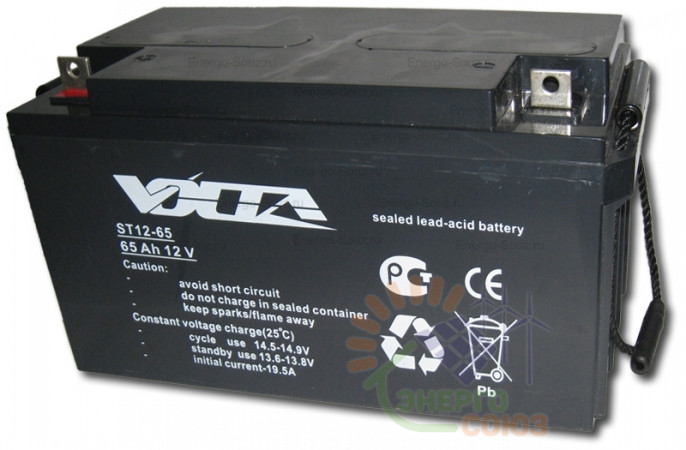 Аккумуляторная батарея VOLTA ST 12-65  (65 А/ч / 12v)