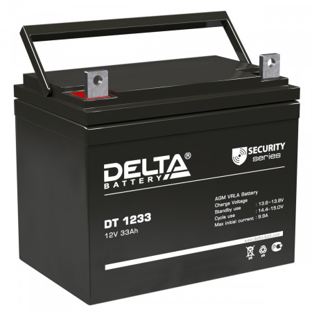 Аккумуляторная батарея Delta DT 1233  (33 А/ч / 12v)
